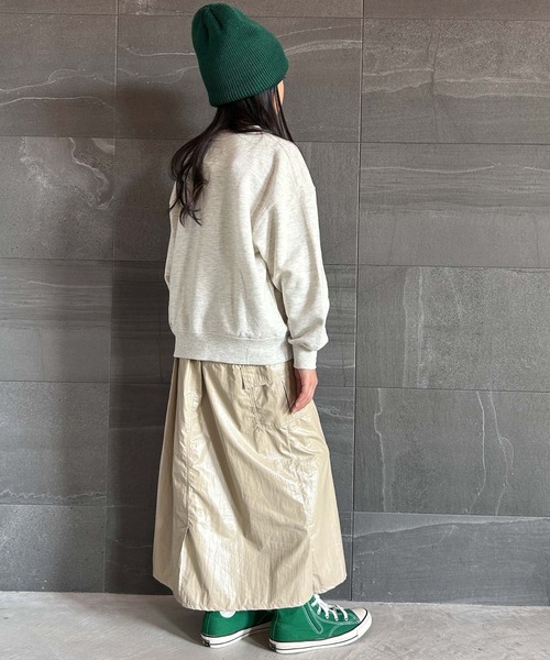 CIAOPANIC TYPY（チャオパニックティピー）の「【KIDS】レタリングロゴ刺繍裏毛ビッグスウェット（スウェット・キッズ・グレー/アイボリー/チャコールグレー・XXL/L/XL/S/M）」の17枚目の写真