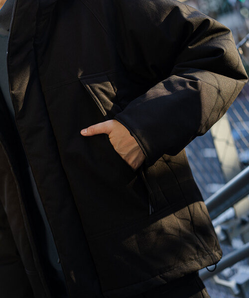 417 EDIFICE（フォーワンセブンエディフィス）の「【ALLIED / アライド】 MOUNTAIN DOWN / マウンテンダウン（ダウンジャケット/コート・メンズ・ブラック/カーキ・SMALL/MEDIUM/LARGE）」の5枚目の写真