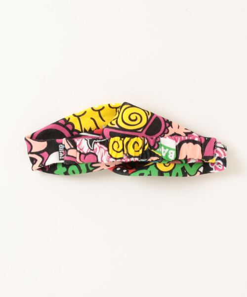 HYSTERIC MINI（ヒステリックミニ）の「Hystericmini 総柄ヘアバンド（ヘアバンド・キッズ・ホワイト系その他/その他2/ブラック系その他・FREE）」の4枚目の写真