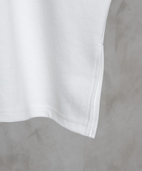 ADRER(アドラー)の「extra quality cotton punch dolman T shirt / エクストラクオリティコットンポンチドルマンTシャツ(Tシャツ/カットソー・メンズ・ホワイト/ブラック/ミント/ライトグレー/チャコールグレー/グレイッシュブルー/ブラック系その他・SMALL/X-SMALL/LARGE/MEDIUM)」の22枚目の写真