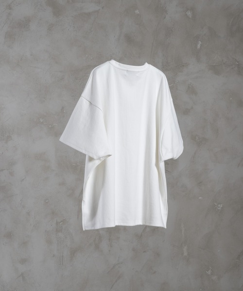 ADRER(アドラー)の「extra quality cotton punch dolman T shirt / エクストラクオリティコットンポンチドルマンTシャツ(Tシャツ/カットソー・メンズ・ホワイト/ブラック/ミント/ライトグレー/チャコールグレー/グレイッシュブルー/ブラック系その他・SMALL/X-SMALL/LARGE/MEDIUM)」の17枚目の写真