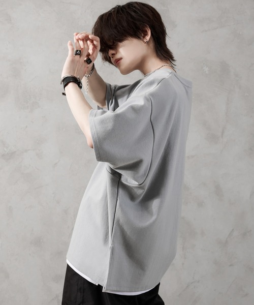 extra quality cotton punch dolman T shirt/エクストラ