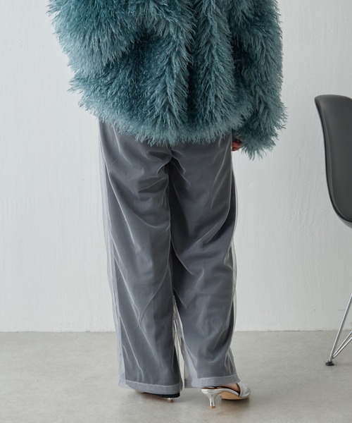 COLLAGE GALLARDAGALANTE（コラージュガリャルダガランテ）の「チュールレイヤードパンツ（その他パンツ・レディース・グレー/ブラック・FREE）」の6枚目の写真