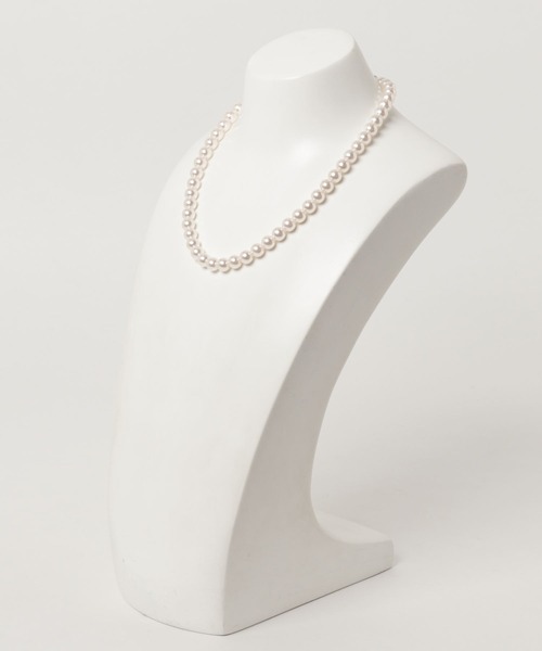 Three Four Time(スリーフォータイム)の「8㎜パールネックレス【結婚式/パーティ/フォーマル】*(ネックレス・レディース・オフホワイト・FREE)」の3枚目の写真
