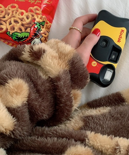 VitaFelice(ヴィータフェリーチェ)の「くまプリント ルームウエア パジャマ 【2点セット】(ルームウェア/パジャマ・レディース・ホワイト/ブラウン・FREE)」の11枚目の写真