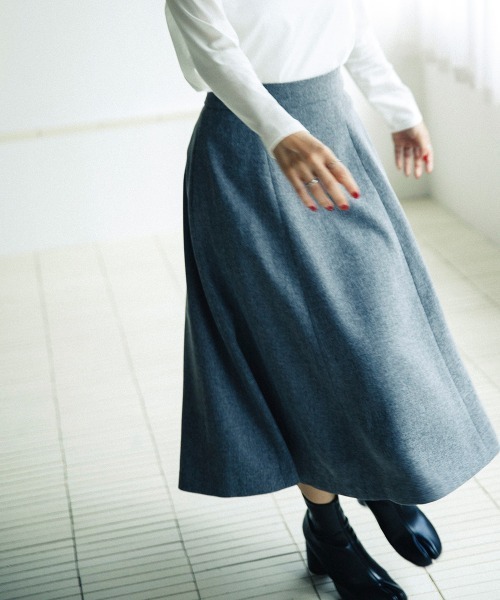 sail（サイル）の「【販売終了】【sail】ツイードフレアスカート　小さいサイズ【低身長・小柄女性向けサイズ】（スカート・レディース・グレー/ライトグレー・PS(XS－S)/PS）」の6枚目の写真