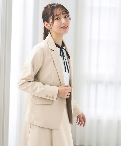 Honeys（ハニーズ）の「ウォッシャブルストレッチテーラードジャケット