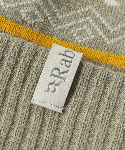 Rab（ラブ）の「【Rab/ラブ】Khroma Bobble Beanie（ニットキャップ/ビーニー・メンズ・ライトグレー/ブラック・FREE）」の6枚目の写真