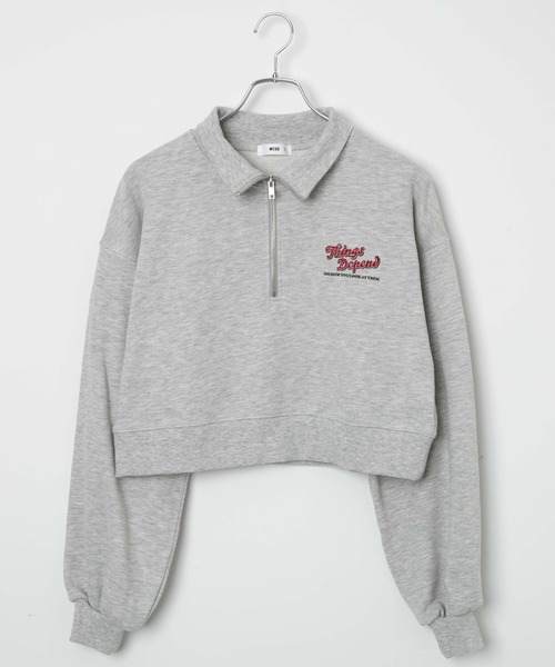 WEGO（ウィゴー）の「WEGO/ハーフジップショートスウェット（スウェット・レディース・オフホワイト/ブルー/レッド/その他2/その他1/杢グレー/ブルー系その他/ライトイエロー/その他3/その他4/ホワイト系その他/その他5/その他6・FREE）」の16枚目の写真