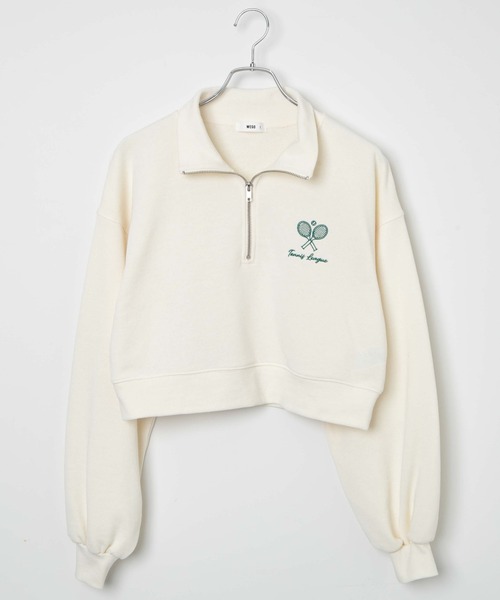 セール】WEGO/ハーフジップショートスウェット（スウェット