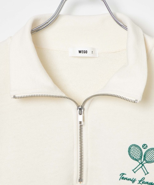 WEGO（ウィゴー）の「WEGO/ハーフジップショートスウェット（スウェット・レディース・オフホワイト/ブルー/レッド/その他2/その他1/杢グレー/ブルー系その他/ライトイエロー/その他3/その他4/ホワイト系その他/その他5/その他6・FREE）」の19枚目の写真