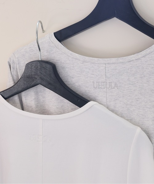 ULEULA（ウルア）の「フレアロングTワンピース（ワンピース・レディース・ホワイト/オートミール/ブラック・FREE）」の4枚目の写真