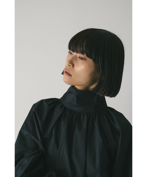 STYLEMIXER（スタイルミキサー）の「ハイネックギャザーブラウス（シャツ/ブラウス・レディース・サックスブルー/ホワイト/ブラック・FREE）」の18枚目の写真
