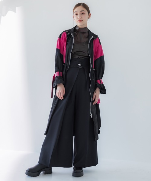 UNITED TOKYO（ユナイテッドトウキョウ）の「ブロッキングテクノコート（ナイロンジャケット・レディース・ブラック・1）」の3枚目の写真