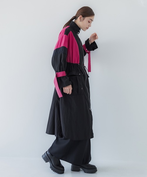 UNITED TOKYO（ユナイテッドトウキョウ）の「ブロッキングテクノコート（ナイロンジャケット・レディース・ブラック・1）」の6枚目の写真