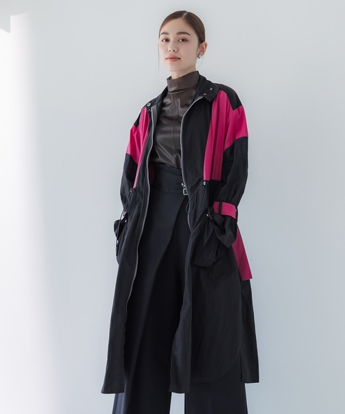 UNITED TOKYO（ユナイテッドトウキョウ）の「ブロッキングテクノコート（ナイロンジャケット・レディース・ブラック・1）」の7枚目の写真