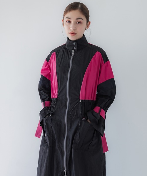 UNITED TOKYO（ユナイテッドトウキョウ）の「ブロッキングテクノコート（ナイロンジャケット・レディース・ブラック・1）」の8枚目の写真