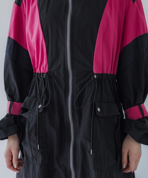 UNITED TOKYO（ユナイテッドトウキョウ）の「ブロッキングテクノコート（ナイロンジャケット・レディース・ブラック・1）」の11枚目の写真