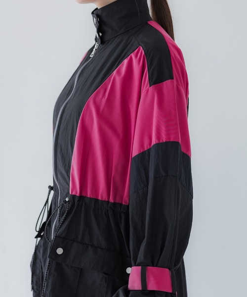 UNITED TOKYO（ユナイテッドトウキョウ）の「ブロッキングテクノコート（ナイロンジャケット・レディース・ブラック・1）」の12枚目の写真