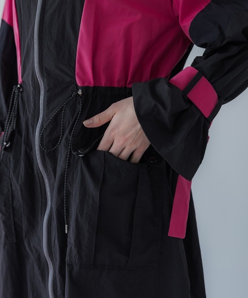 UNITED TOKYO（ユナイテッドトウキョウ）の「ブロッキングテクノコート（ナイロンジャケット・レディース・ブラック・1）」の13枚目の写真