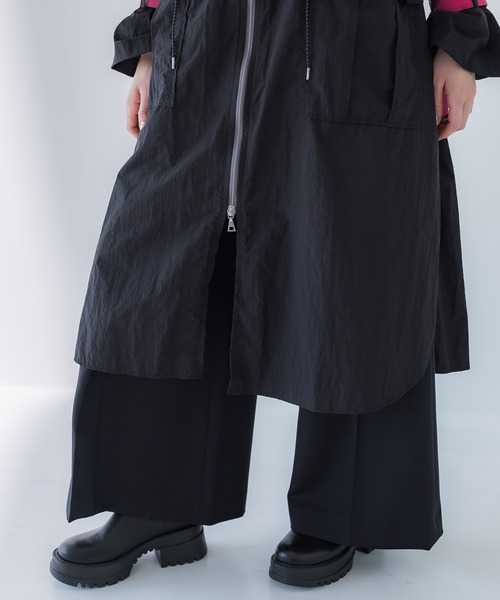 UNITED TOKYO（ユナイテッドトウキョウ）の「ブロッキングテクノコート（ナイロンジャケット・レディース・ブラック・1）」の16枚目の写真