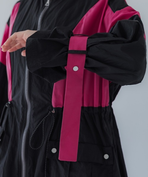 UNITED TOKYO（ユナイテッドトウキョウ）の「ブロッキングテクノコート（ナイロンジャケット・レディース・ブラック・1）」の14枚目の写真