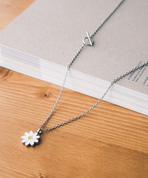 RAGEBLUE（レイジブルー）の「フラワー/コインモチーフチェーン