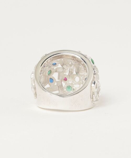 ROYAL FLASH(ロイヤルフラッシュ)の「SPARKING/スパーキング/Cluster Ring With Stone SV925(リング・メンズ・シルバー・17/19/15 /21)」の2枚目の写真