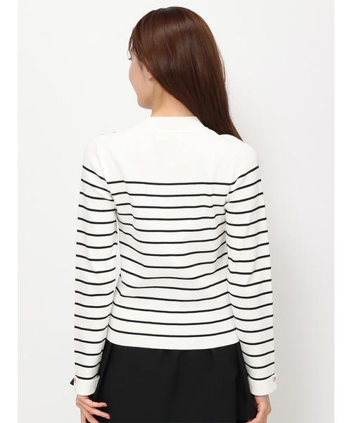 ミッシュマッシュ MISCH MASCH 【2024秋冬新作】肩開きレイヤード風ニット/MM448316 （WHITE） ミッシュマッシュ MISCH MASCH 【2024秋冬新作】肩開き