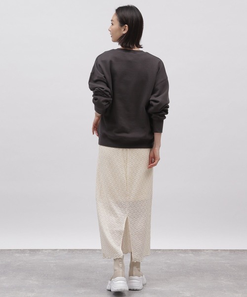 LAKOLE（ラコレ）の「フラワージャガードスカート / 103373（スカート・レディース・ブラック/ライトグリーン/アイボリー・SMALL/MEDIUM）」の4枚目の写真