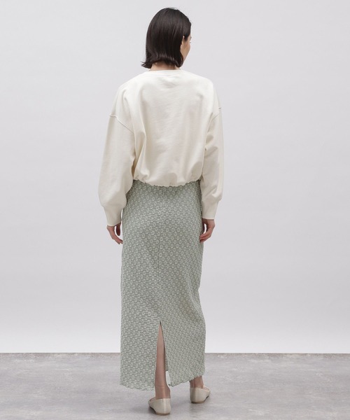 LAKOLE（ラコレ）の「フラワージャガードスカート / 103373（スカート・レディース・ブラック/ライトグリーン/アイボリー・SMALL/MEDIUM）」の15枚目の写真