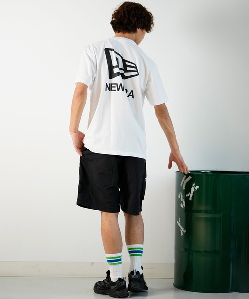 NEW ERA(ニューエラ)の「NEW ERA/ニューエラ 半袖Tシャツ バックプリント 14121828/14121829(Tシャツ/カットソー・メンズ・ブラック/ホワイト・M/L/XL/2XL)」の10枚目の写真