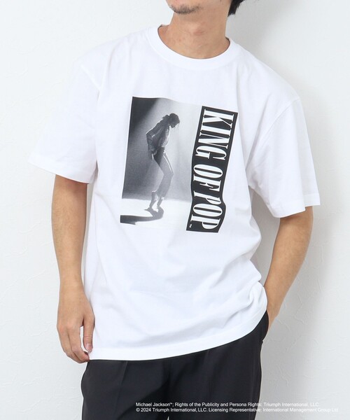 GOOD ROCK SPEED(グッドロックスピード)の「MICHAEL JACKSON PHOTO TEE by GOOD ROCK SPEED(Tシャツ/カットソー・メンズ・ホワイト/スミクロ/ホワイト系その他/ブラック/ブラック系その他・S/M/L)」の22枚目の写真