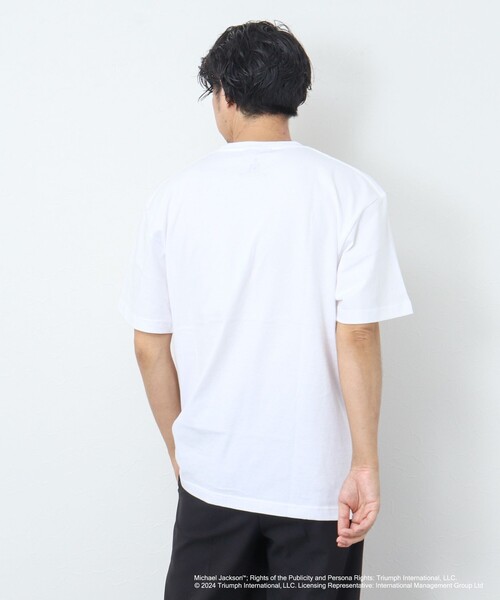 GOOD ROCK SPEED(グッドロックスピード)の「MICHAEL JACKSON PHOTO TEE by GOOD ROCK SPEED(Tシャツ/カットソー・メンズ・ホワイト/スミクロ/ホワイト系その他/ブラック/ブラック系その他・S/M/L)」の14枚目の写真