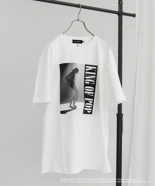 GOOD ROCK SPEED(グッドロックスピード)の「MICHAEL JACKSON PHOTO TEE by GOOD ROCK SPEED(Tシャツ/カットソー・メンズ・ホワイト/スミクロ/ホワイト系その他/ブラック/ブラック系その他・S/M/L)」の17枚目の写真