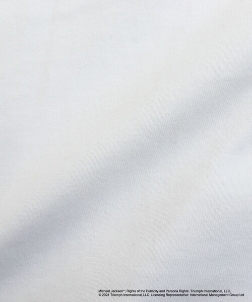 GOOD ROCK SPEED(グッドロックスピード)の「MICHAEL JACKSON PHOTO TEE by GOOD ROCK SPEED(Tシャツ/カットソー・メンズ・ホワイト/スミクロ/ホワイト系その他/ブラック/ブラック系その他・S/M/L)」の9枚目の写真