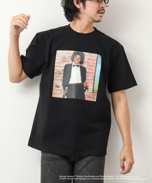 GOOD ROCK SPEED(グッドロックスピード)の「MICHAEL JACKSON PHOTO TEE by GOOD ROCK SPEED(Tシャツ/カットソー・メンズ・ホワイト/スミクロ/ホワイト系その他/ブラック/ブラック系その他・S/M/L)」の12枚目の写真