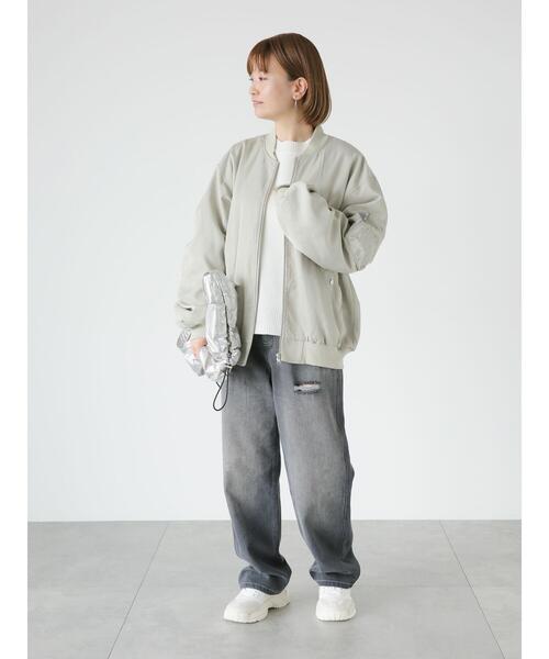 Lugnoncure（ルノンキュール）の「コットンタッチクルーネックニット（ニット/セーター・レディース・ネイビー/ミント/イエロー/グレー/オフホワイト・F）」の17枚目の写真