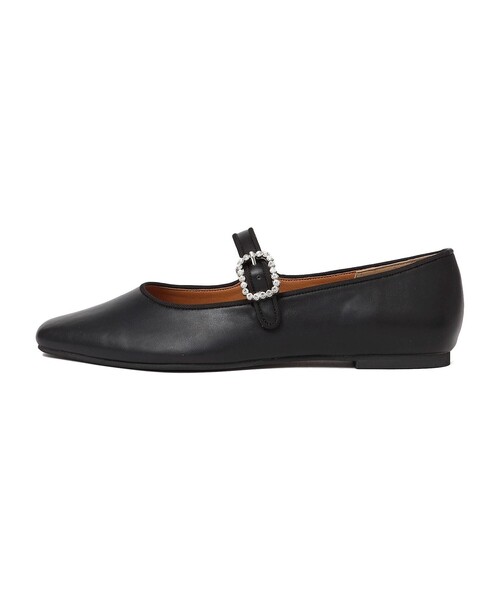 EBLOUNA(エブローナ)の「【SHIPS any別注】eblouna: ビジュー メリー ジェーン フラットシューズ 24SS(パンプス・レディース・グレー/ブラック/ナチュラル・37/38/36)」の7枚目の写真