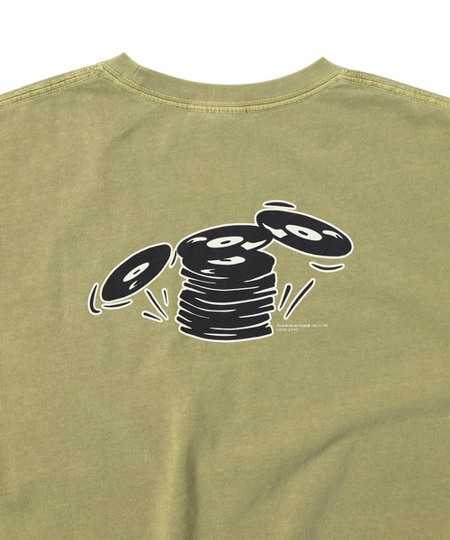 thisisneverthat（ディスイズネバーザット）の「TNT Records Tee（Tシャツ/カットソー・メンズ・チャコール/イエロー系その他/モスグリーン・XL/S/M/L）」の5枚目の写真