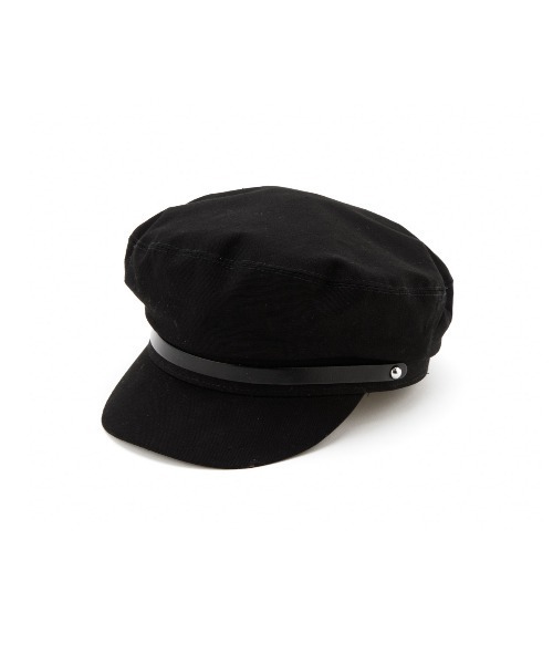 Casselini（キャセリーニ）の「Casselini(キャセリーニ)ポイントレザーキャスケット（キャスケット・レディース・ブラック/ライトベージュ/ホワイト・FREE）」の9枚目の写真