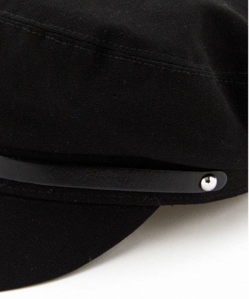 Casselini（キャセリーニ）の「Casselini(キャセリーニ)ポイントレザーキャスケット（キャスケット・レディース・ブラック/ライトベージュ/ホワイト・FREE）」の11枚目の写真