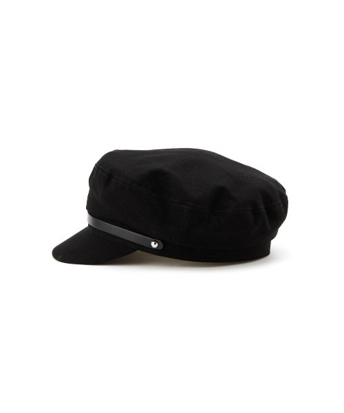 Casselini（キャセリーニ）の「Casselini(キャセリーニ)ポイントレザーキャスケット（キャスケット・レディース・ブラック/ライトベージュ/ホワイト・FREE）」の12枚目の写真