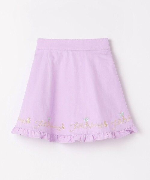 ANY(エニィ)の「裾 ロゴ刺繍 スカパン(その他パンツ・キッズ・ブルー系/ライラック系・130/120/110)」の3枚目の写真