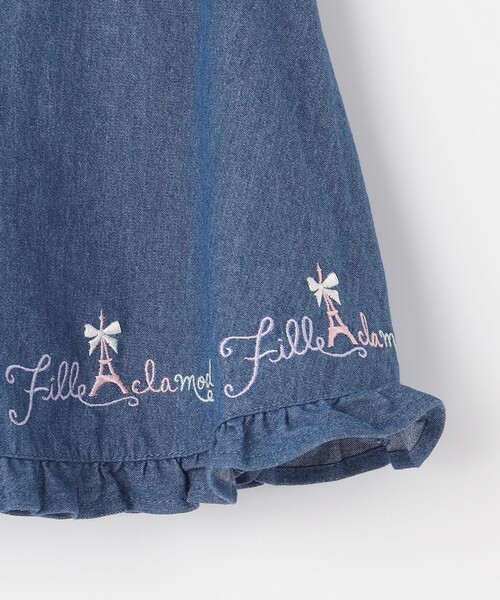 ANY(エニィ)の「裾 ロゴ刺繍 スカパン(その他パンツ・キッズ・ブルー系/ライラック系・130/120/110)」の11枚目の写真