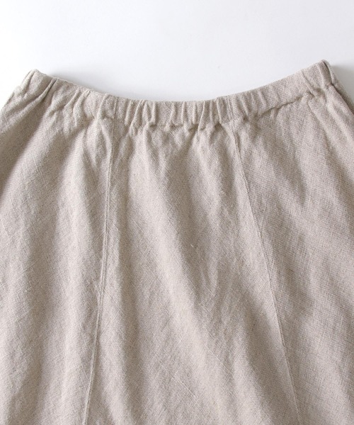 DRESSLAVE(ドレスレイブ)の「linen fringe hem volume skirt(リネンフリンジボリュームスカート)(スカート・レディース・ブラック/ベージュ・38)」の15枚目の写真