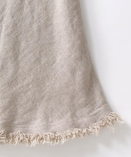 DRESSLAVE(ドレスレイブ)の「linen fringe hem volume skirt(リネンフリンジボリュームスカート)(スカート・レディース・ブラック/ベージュ・38)」の16枚目の写真