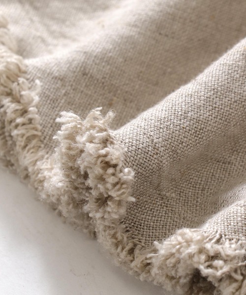 DRESSLAVE(ドレスレイブ)の「linen fringe hem volume skirt(リネンフリンジボリュームスカート)(スカート・レディース・ブラック/ベージュ・38)」の17枚目の写真
