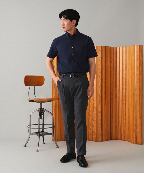 BEAMS F（ビームスエフ）の「PT TORINO × BEAMS F / 別注 TRAVEL 1プリーツ スラックス（スラックス・メンズ・チャコールグレー/ブラック系その他4・50/48/46/44/42/52）」の6枚目の写真