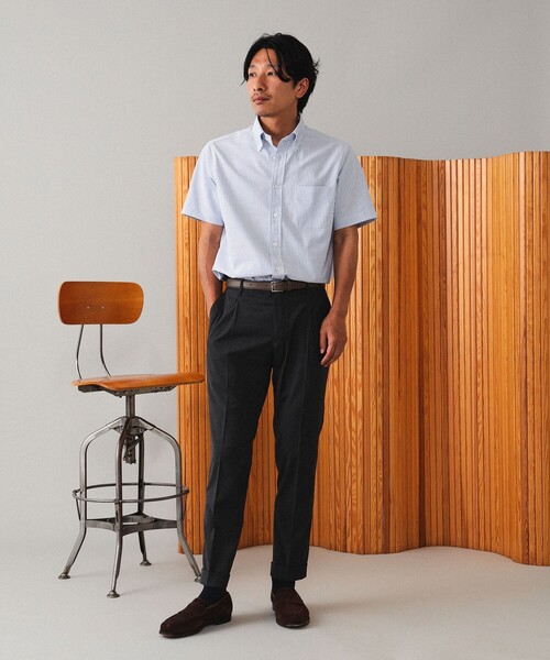 BEAMS F（ビームスエフ）の「PT TORINO × BEAMS F / 別注 TRAVEL 1プリーツ スラックス（スラックス・メンズ・チャコールグレー/ブラック系その他4・50/48/46/44/42/52）」の15枚目の写真